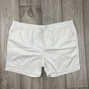 J.Crew White Pull-On Shorts XXXL